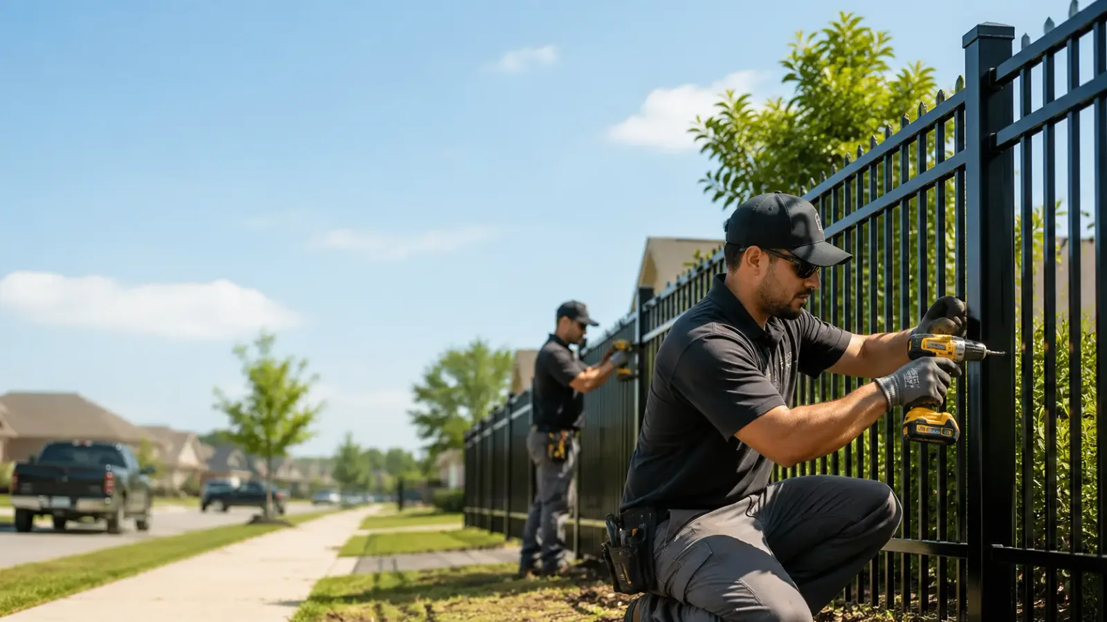 Metal Fence Installation in Laura, OH